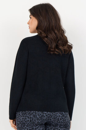 Wasabiconcept - WA-Nanine 4 - Kort Strik Cardigan - Sort