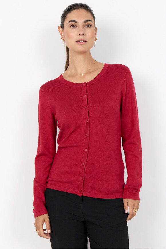 SoyaConcept - SC-Dollie 446 - Viskose Strik Cardigan - Rød