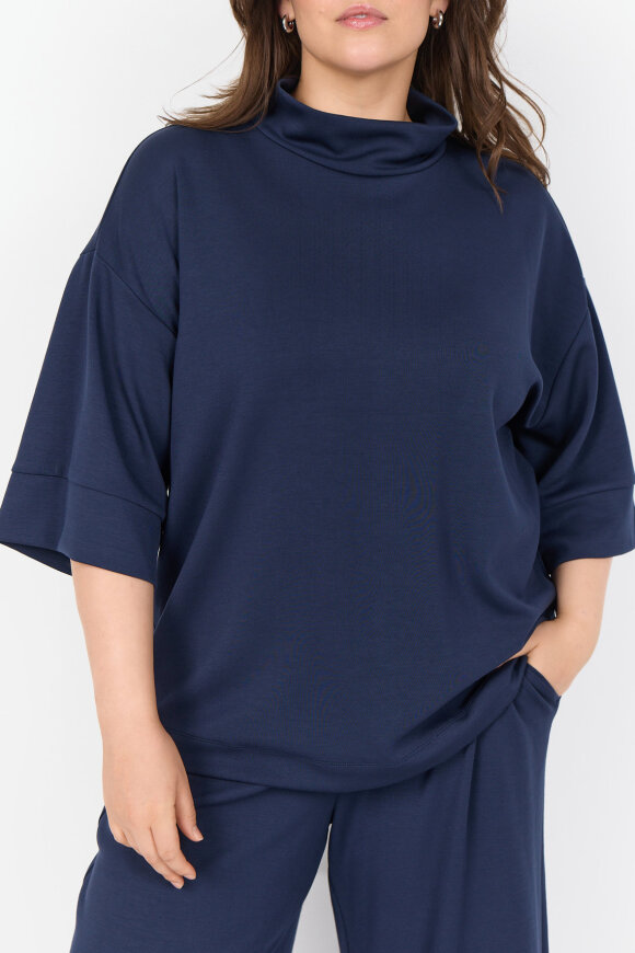 Wasabiconcept - WA-Sabina 64 - Bluse - Mørkeblå Wasabiconcept - WA-Sabina 64 - Bluse - Mørkeblå