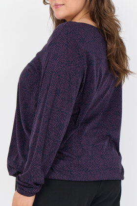 Wasabiconcept - WA-Sonny 1 - Printbluse - Mørkeblå Wasabiconcept - WA-Sonny 1 - Printbluse - Mørkeblå