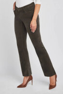 Wonderjeans - Bootcut Jeans - Mid Waist & Wide Leg - Olive Velvet