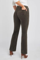 Wonderjeans - Bootcut Jeans - Mid Waist & Wide Leg - Olive Velvet