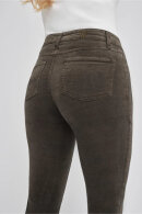 Wonderjeans - Bootcut Jeans - Mid Waist & Wide Leg - Olive Velvet