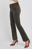 Wonderjeans - Bootcut Jeans - Mid Waist & Wide Leg - Olive Velvet