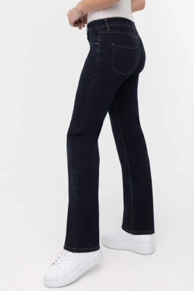 Wonderjeans - Relaxed Straight - High Waist - Blue & Black Wonderjeans - Relaxed Straight - High Waist - Blue & Black