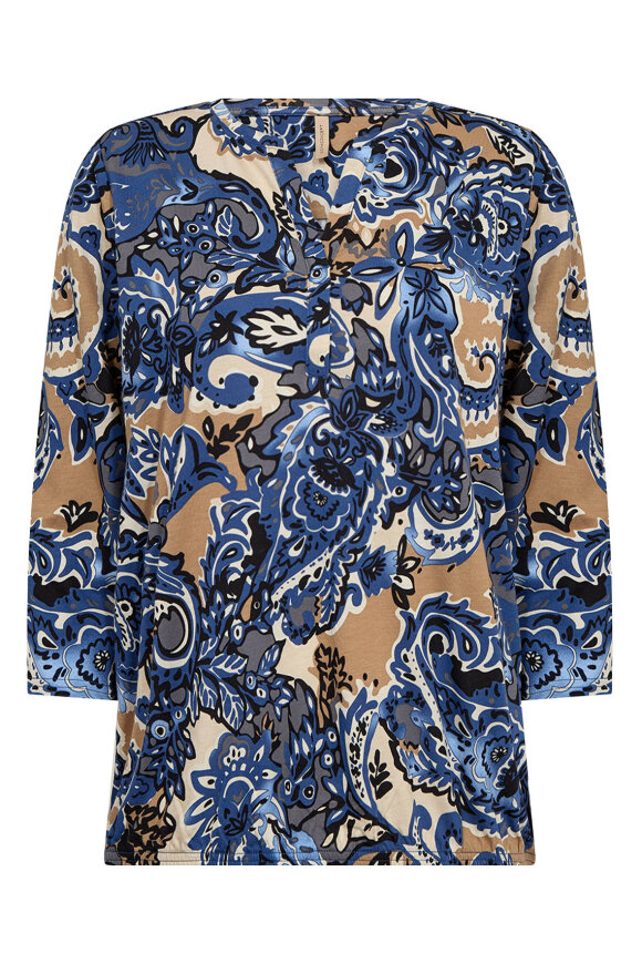 SoyaConcept - SC-Felicity 517 - Print T-shirt - Blå