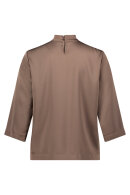 Betty Barclay - Tutleneck Satin Bluse - Taupe Betty Barclay - Tutleneck Satin Bluse - Taupe