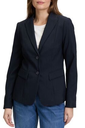 Betty Barclay - Business Blazer Jakke - Vævet - Mørkeblå Betty Barclay - Business Blazer Jakke - Vævet - Mørkeblå