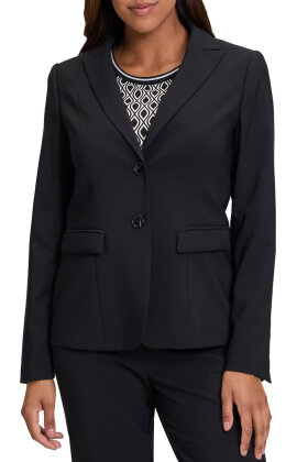 Betty Barclay - Business Blazer Jakke - Vævet - Sort Betty Barclay - Business Blazer Jakke - Vævet - Sort
