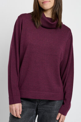 Lind - LiKirsten Strik Pullover - Mørkerød Lind - LiKirsten Strik Pullover - Mørkerød