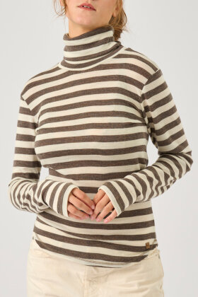 Lind - LiSonia Wool T-shirt - Brun Melange