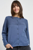 Lind - LiPearl Strikket Cardigan - Støvet blå Lind - LiPearl Strikket Cardigan - Støvet blå