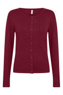 SoyaConcept - SC-Dollie 446 - Viskose Strik Cardigan - Mørkerød