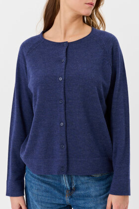 Lind - LiKarina - Strik Cardigan - Blå Lind - LiKarina - Strik Cardigan - Blå