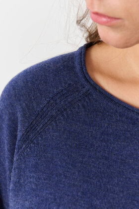 Lind - LiKarina - Strik Cardigan - Blå