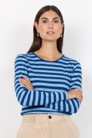 SoyaConcept - SC-Iridi 1- Let Ribstrik Bluse - Blå
