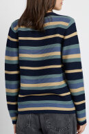 Lind - LiFaya Blokstribet Strik - Navy