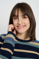 Lind - LiFaya Blokstribet Strik - Navy