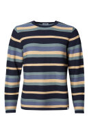 Lind - LiFaya Blokstribet Strik - Navy