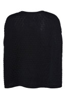 Lind - LiMargit Poncho Strik - Mørkeblå