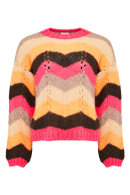 Lind - Lene Beier - Vind i Håret - Strikbluse - Orange Lind - Lene Beier - Vind i Håret - Strikbluse - Orange