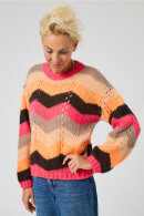 Lind - Lene Beier - Vind i Håret - Strikbluse - Orange Lind - Lene Beier - Vind i Håret - Strikbluse - Orange