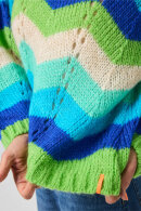 Lind - Lene Beier - Vind i Håret - Strikbluse - Blå Lind - Lene Beier - Vind i Håret - Strikbluse - Blå