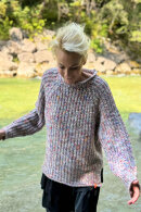 Lind - Lene Beier - Sommerhus - Strikbluse - Multicolor Lind - Lene Beier - Sommerhus - Strikbluse - Multicolor