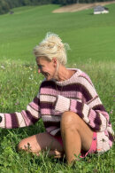 Lind - Lene Beier - Fyraften - Strikbluse - Rosa Lind - Lene Beier - Fyraften - Strikbluse - Rosa