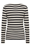 SoyaConcept - SC-Iridi 1- Let Ribstrik Bluse - Sort
