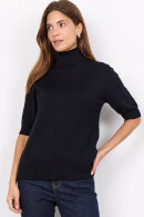 SoyaConcept - SC-Dollie 740 - Kortærmet Højhalset Strik - Sort SoyaConcept - SC-Dollie 740 - Kortærmet Højhalset Strik - Sort