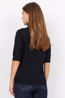 SoyaConcept - SC-Dollie 740 - Kortærmet Højhalset Strik - Sort SoyaConcept - SC-Dollie 740 - Kortærmet Højhalset Strik - Sort
