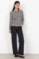 SoyaConcept - SC-Iridi 1- Let Ribstrik Bluse - Sort