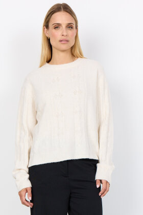 SoyaConcept - SC-Viki 1 - Pullover Finstrik - Cream