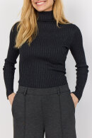 SoyaConcept - SC-Dollie 483 - Ribstrikket pullover - Mørkegrå SoyaConcept - SC-Dollie 483 - Ribstrikket pullover - Mørkegrå