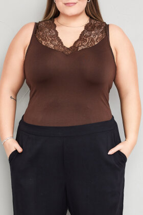 No.1 by OX - Shaping Blondetop - Seamless - Mørkeblå