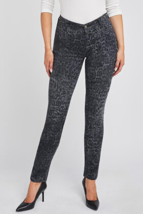 Wonderjeans - Classic Jeans - Regular Mid Waist & Straight Leg - Leo Black Grey