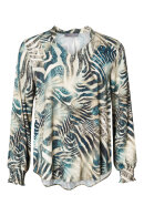 Elton - ETParis Print Bluse - Grå Elton - ETParis Print Bluse - Grå