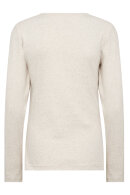 SoyaConcept - SC-Mignon 14 - Let Ribstrik Bluse - Creme