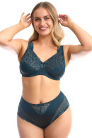 Plaisir - Beate Bra Plain - 3 Parts Full Cup - Bøjle Bh - Mørkegrøn