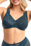 Plaisir - Beate Bra Plain - 3 Parts Full Cup - Bøjle Bh - Mørkegrøn