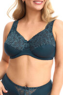 Plaisir - Beate Bra Plain - 3 Parts Full Cup - Bøjle Bh - Mørkegrøn