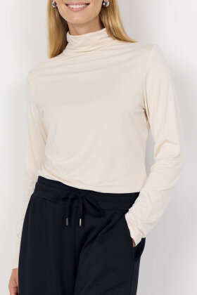 SoyaConcept - SC-Marica 12 - Rullekrave Bluse - Creme
