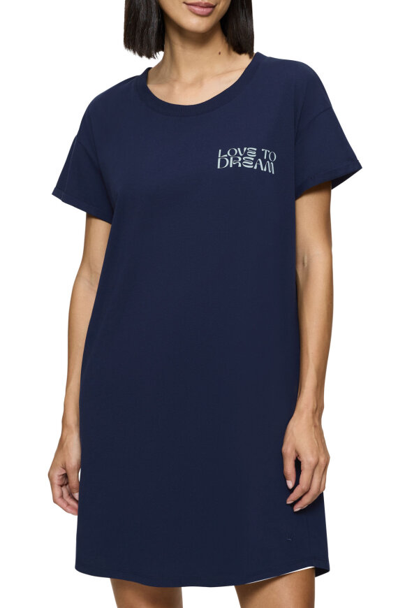 Triumph - Nightdress NDK - Natkjole Bomuld - Mørkeblå