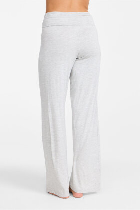Damella - Bambus Pyjamas Bukser - Høj Talje - God Plads - Grå Melange