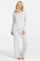 Damella - Bambus Pyjamas Bukser - Høj Talje - God Plads - Grå Melange Damella - Bambus Pyjamas Bukser - Høj Talje - God Plads - Grå Melange