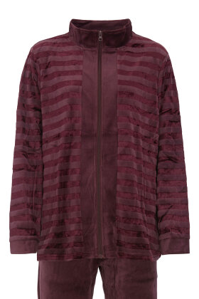 Damella - Velour Hjemmesæt - Mørkerød