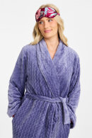 Damella - Velour Fleece Kåbe - Vamset Elegant - Lyslilla