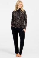 Damella - Velour Hjemmesæt - Sort & Nougat