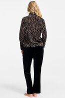 Damella - Velour Hjemmesæt - Sort & Nougat